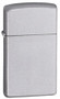 Zippo Slim Satin Chrome Lighter, Zippo 1605
