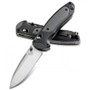 Benchmade 590SBK Boost Spring Assist Knife, CPM-S30V Black Combo Blade REAR VIEW