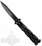 Black Skeleton Butterfly Knife