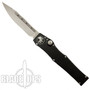 Microtech Halo V OTF Automatic Drop Point Knife, BeadBlast, PLN, MT151-7