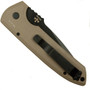 Pro-Tech Rockeye Auto Knife, Desert Tan Handle, Black CPM-D2 Blade
