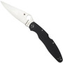 Spyderco C07GP4 Police 4 Folder Knife, K390 Satin Blade FRONT VIEW