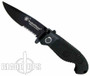 Smith & Wesson CKTACBSD Special Tactical Folder Knife, Drop Point Combo Black Blade