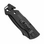 SOG Escape FF25 Folder Knife, Black Combo Blade, Clip View