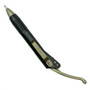 Microtech 401-SS-BZBK Siphon II Stainless Steel Pen, Bronze Hardware, Black Finish