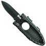 Schrade Small Viper Side Assist 3 Knife, Black Bayonet Plain Blade