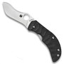 Spyderco Zulu Knife, Black G10, Plain Edge Blade