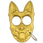 Canine Self Defense Key Ring, Gold
