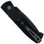 Protech Tactical Response 2, Black Tactical Plain Blade, Black Handle REAR VIEW