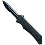 Schrade SCHOTF6BS Out The Front Assist Knife, Black Combo Spear Point