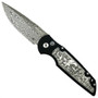 Pro-Tech Limited TR-3.50DM Tactical Response 3 Auto Knife, Coin Struck Steampunk, Damascus Blade