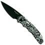 Pro-Tech T503-Winter Camo Tactical Response 5 Auto Knife, CPM-S35VN Black Blade