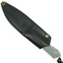 Chris Reeve NYA-1003 Nyala Black Canvas Micarta Insingo Fixed Blade Knife, CPM-S35VN Stonewash Blade