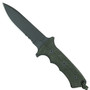 Chris Reeve GB5-1001 Green Beret 5.5" Micarta Fixed Blade Knife, CPM-S35VN Dark Grey Combo Blade