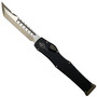 Microtech 519-13 Halo VI Hellhound Tanto OTF Auto Knife, Bronze Blade