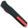 Microtech Limited 241M-1RDB Cypher MK7 S/E OTF Auto Knife, Red Hardware, Red/Satin Blade