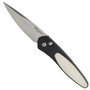 Pro-Tech Tuxedo Newport Auto Knife, Stonewash Blade