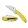 Spyderco Yellow Salt 2 Wharncliffe Folder Knife, SpyderEdge Satin Blade