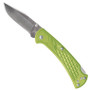 Buck Chartreuse 112 Slim Ranger Select Folder Knife, Stonewash Blade