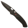 Buck Black Impact Auto Knife, Black Blade FRONT VIEW