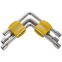 CRKT Twist & Fix SAE/Metric Socket Tool, Yellow Handles
