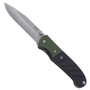 CRKT Green/Black Ignitor Spring Assist Knife, Satin Blade