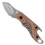 Kershaw Cinder Copper Keychain Folder Knife, 1.4" Blade FRONT VIEW