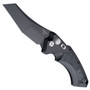 Hogue Knives EX-A05 3.5" Wharncliffe Auto Knife, G-10, Black Blade FRONT VIEW