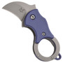 Fox Knives Blue Mini-Ka Folder Knife, 1" Blade FRONT VIEW