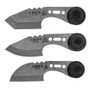 TOPS 3 Bros Fixed Blade Neck Knife Combo Pack, Set Of 3 FRONT VIEW