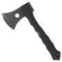 Schrade Mini Fixed Blade Axe & Foldable Saw, Dark Grey Head FRONT VIEW