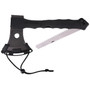 Schrade Mini Fixed Blade Axe & Foldable Saw, Dark Grey Head SAW VIEW