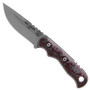 TOPS 20th Anniversary Tex Creek Fixed Blade Knife, Tumbled Blade FRONT VIEW