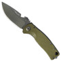 DPx Gear OD Green HEST/F Urban G-10 Folder Knife, Ghost Grey Blade FRONT VIEW