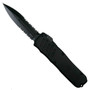 Guardian Tactical RECON-035 Dagger OTF Auto Knife, Black Combo Blade Open View
