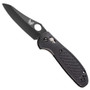 Benchmade Mini Griptilian Sheepsfoot Folder Knife, CPM-S30V Black Blade