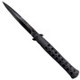Cold Steel Ti-Lite 6" G-10 Folder Knife, CPM-S35VN Black Blade FRONT VIEW