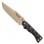 TOPS Team Jackal 5 Survivor Fixed Blade Knife, Coyote Tan Blade FRONT VIEW