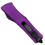 Microtech Violet Troodon OTF Auto Knife, Black Combo Blade Back