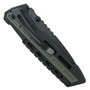 Smith & Wesson M&P AR Tanto Folder Knife, Black Combo Blade, Clip View