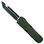 Guardian Tactical OD Green RECON-035 Tanto OTF Auto Knife, Two Tone Combo Blade