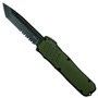 Guardian Tactical OD Green RECON-035 Tanto OTF Auto Knife, Black Combo Blade