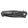 Bear OPS Bear Swipe IV Rescue Spring Assist Knife, Black Blade REAR VIEW