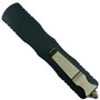 Microtech Dirac Delta Dagger OTF Auto Knife, Black Blade [Proof Run] Back