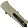 HK FDE Mini Incursion OTF Auto Knife, Black Blade [Exclusive] Back View