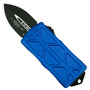 Microtech Blue Exocet OTF Auto Knife, Black Blade