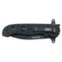 CRKT M21-12SFG Special Forces Flipper Knife, Black Combo Blade REAR VIEW