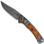 Benchmade Gold Class Mini Crooked River Folder Knife, Damasteel Blade