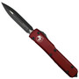 Microtech Merlot Ultratech Dagger OTF Auto Knife, Black Blade