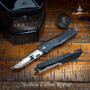 Marfione Custom Troodon Auto Knife, Mirror Blade IG VIEW